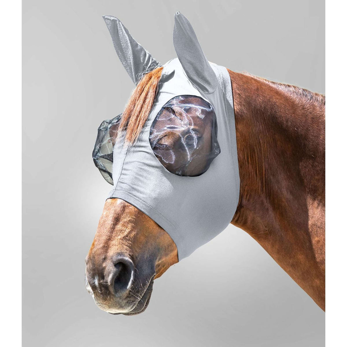 Waldhausen Fly Mask Puck Silver Grey