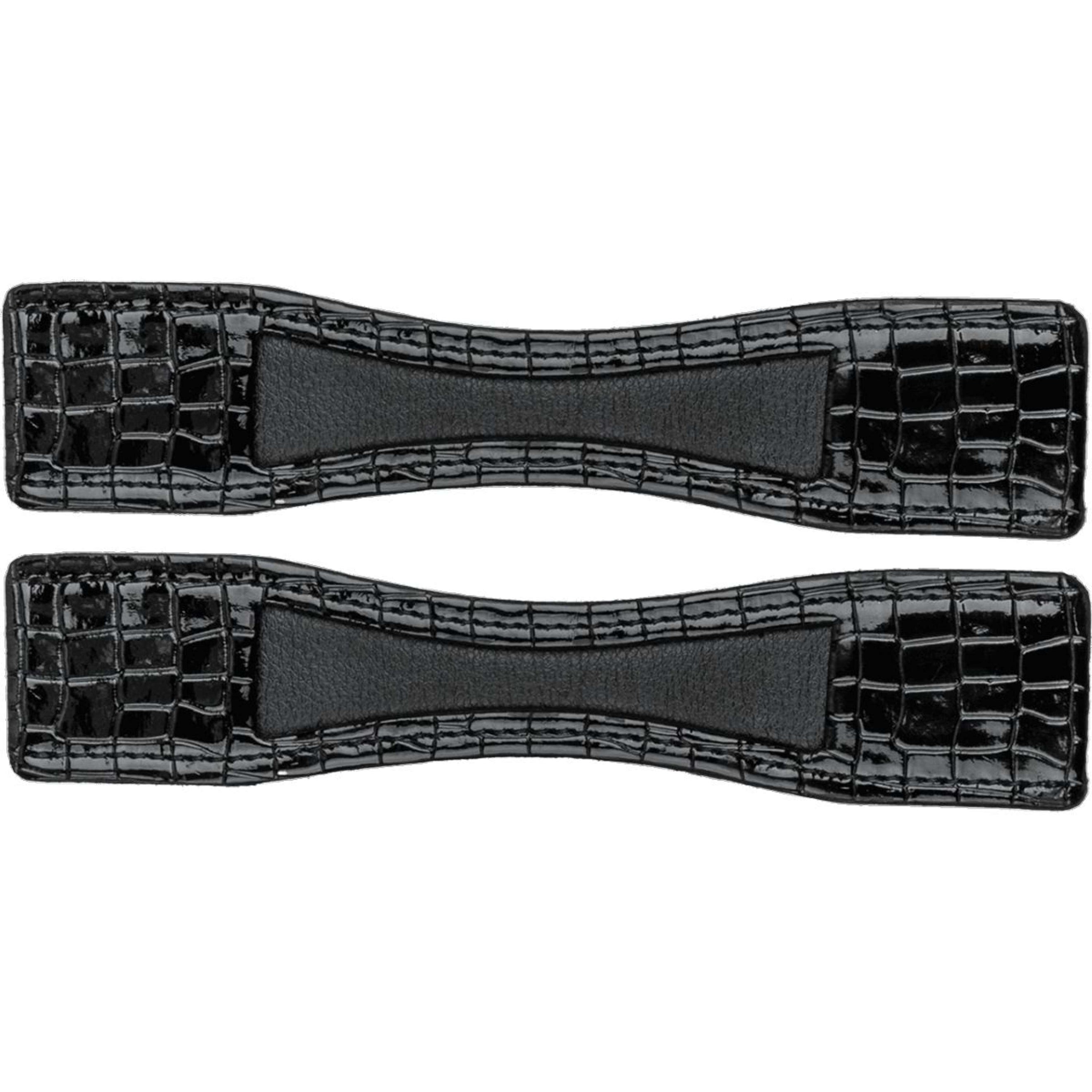 Waldhausen Spur Guards Leather Black/Croco Waldhausen Spur Guards Leather Black/Croco