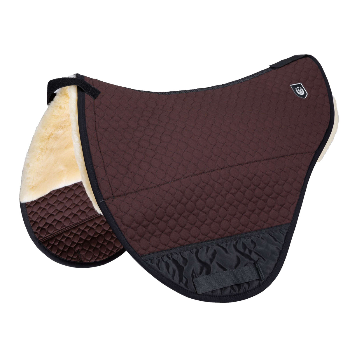 Werner Christ Saddlepad Champ for a Treeless Saddle Brown/Natural