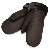 Werner Christ Winter Gloves Mittens Darkbrown