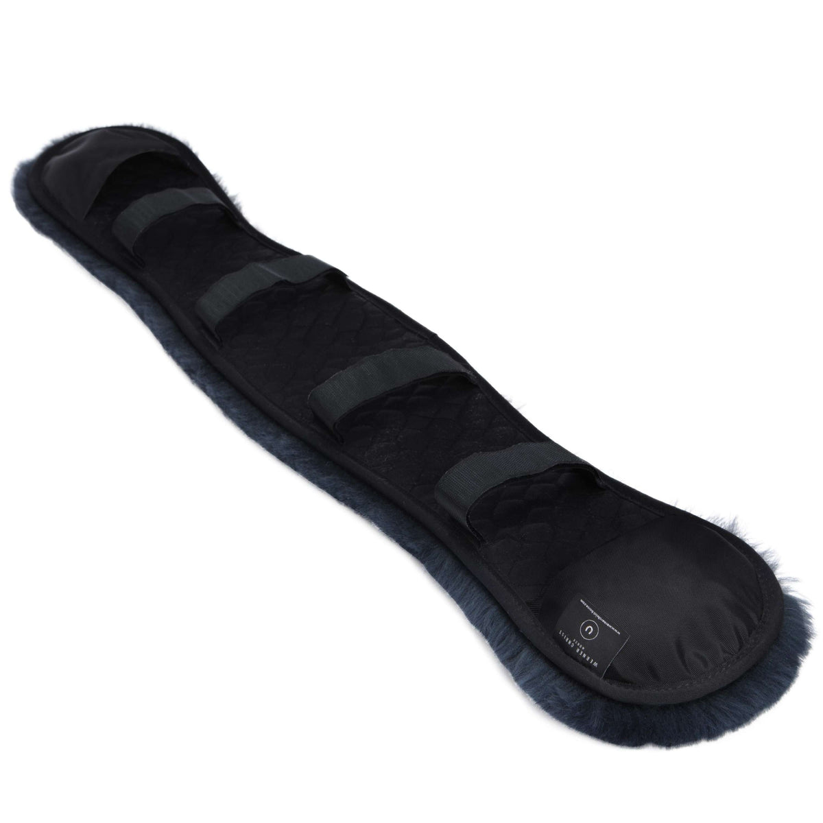 Werner Christ Girth Fur Cover Contoured Black/Anthracite