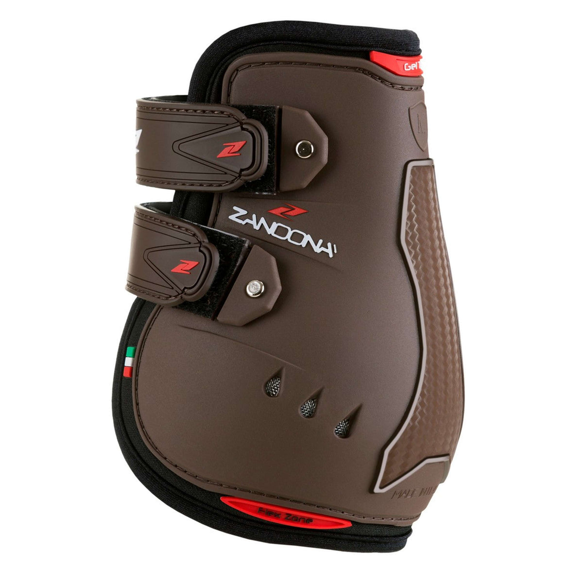 Zandona Fetlock Boots Carbon Air Active Fit Velcro Brown