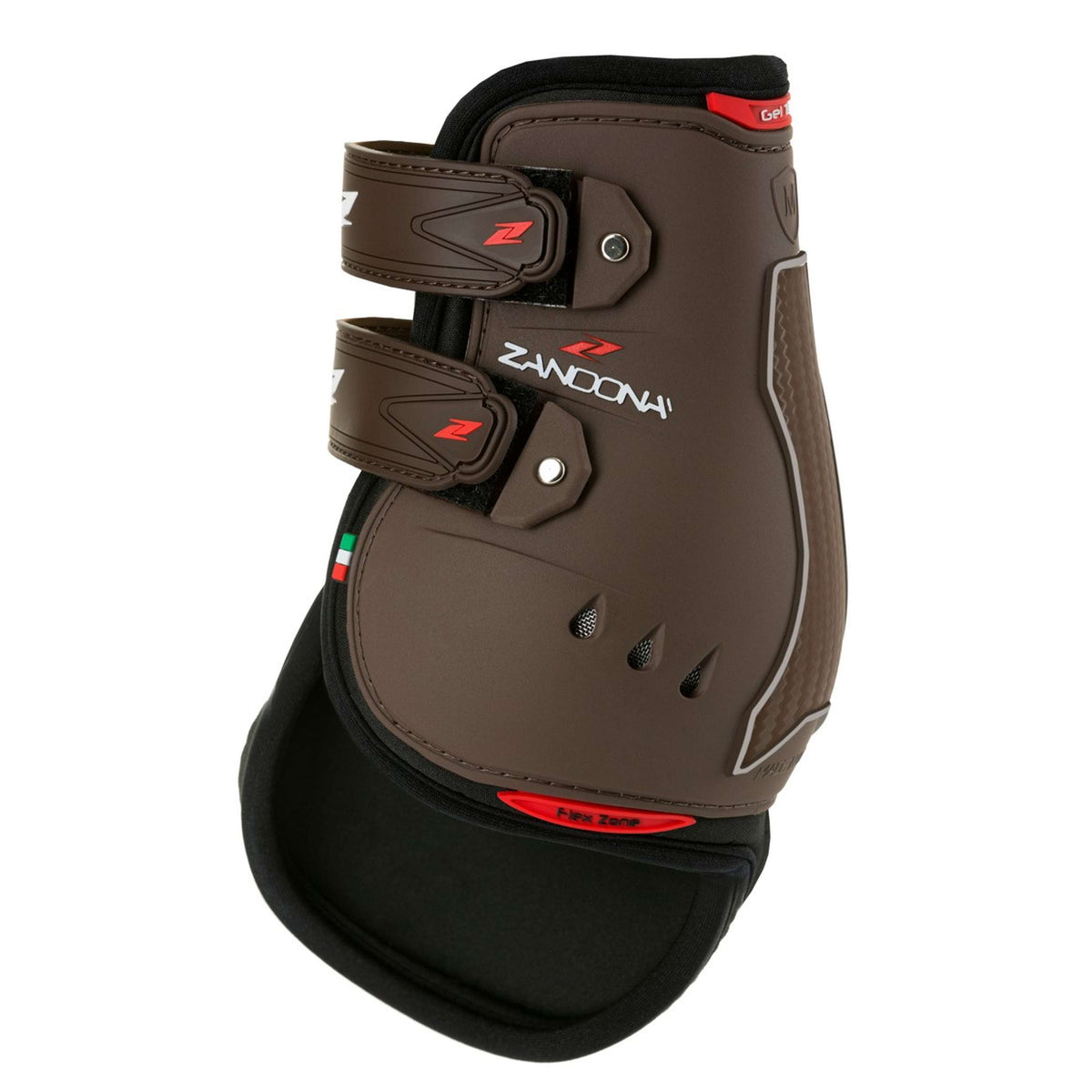 Zandona Fetlock Boots Carbon Air Active Fit Velcro EP Brown