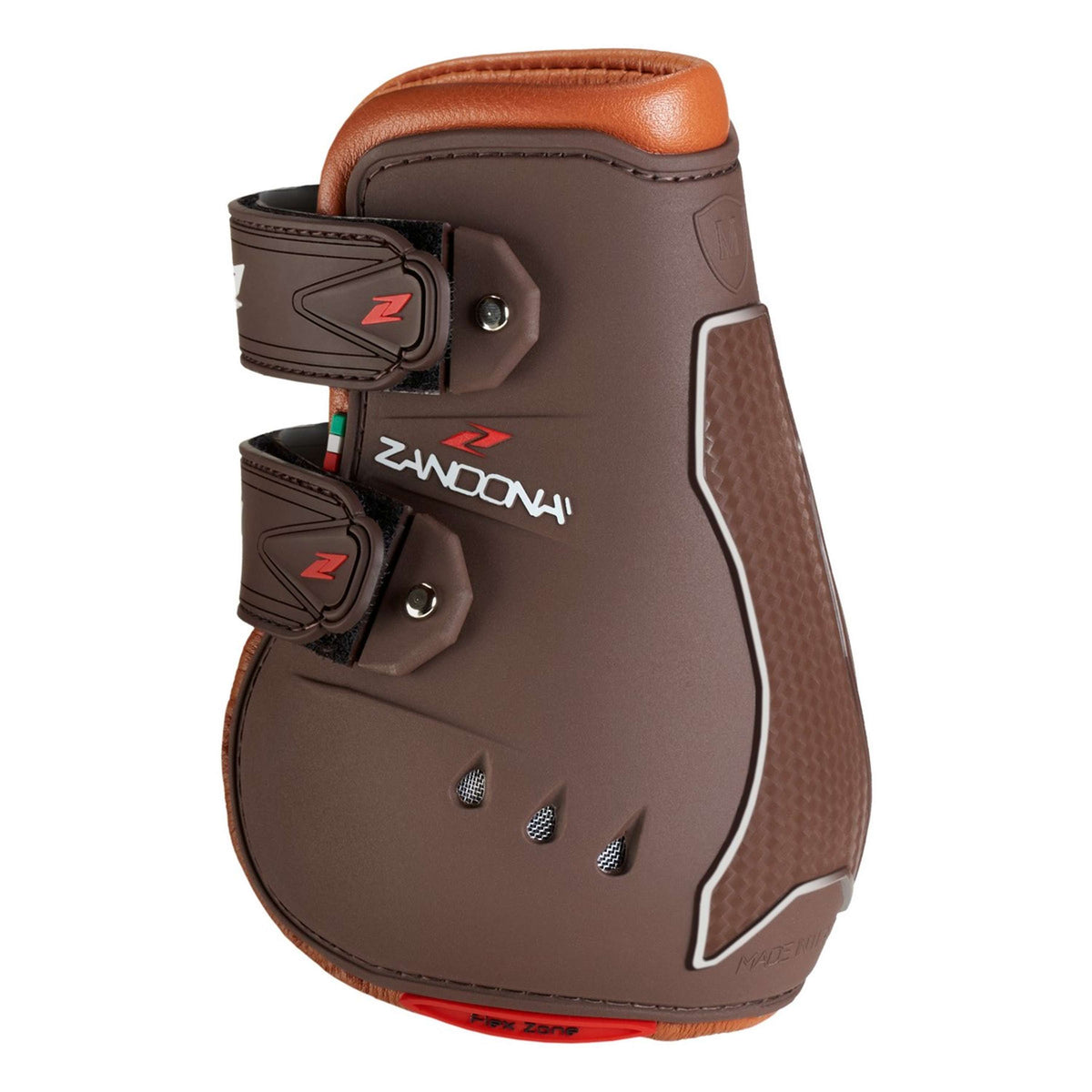 Zandona Fetlock Boots Carbon Air Classic Evo ActiveFit Velcro Brown