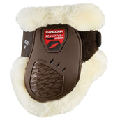 Zandona Fetlock Boots Carbon Air Techno Fur Junior Brown