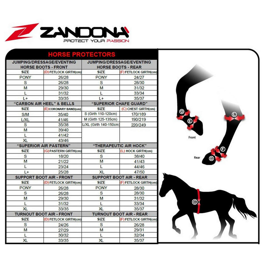 Zandona Fetlock Boots Pro Air Junior Black