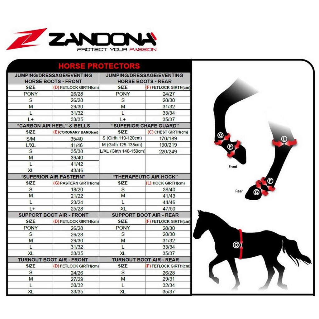 Zandona Fetlock Boots Pro Air Junior Black