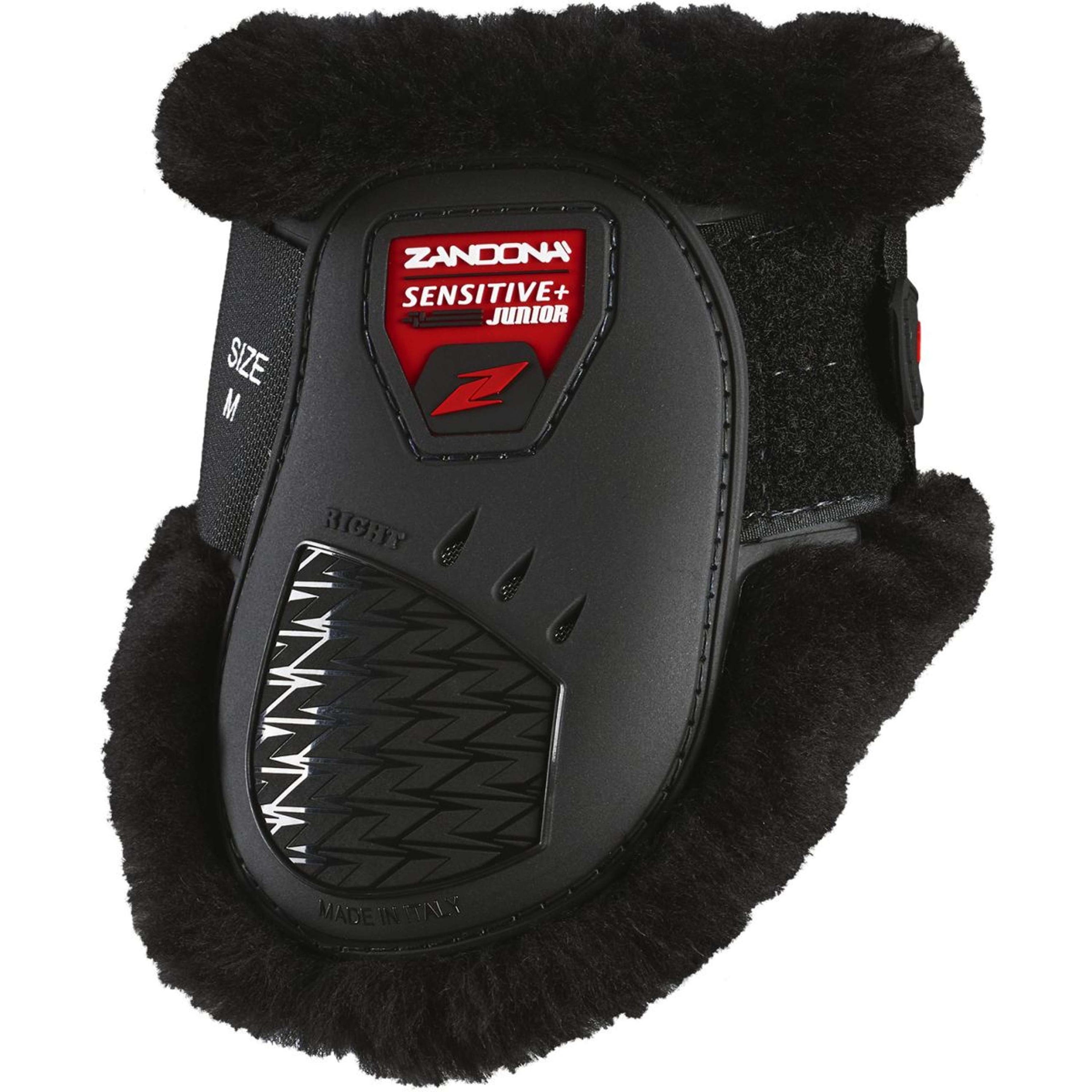 Zandona Fetlock Boots Carbon Air Sensitive Junior Black Fur