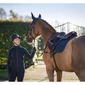 LeMieux Saddlepad Crystal Suede Jumping Navy