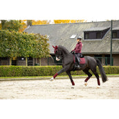 LeMieux Saddlepad Crystal Suede Dressage Burgundy