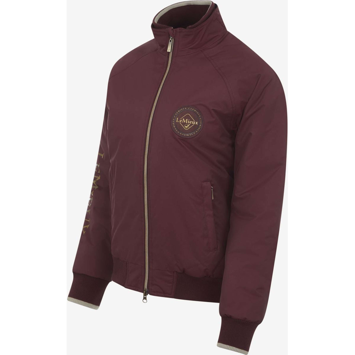 LeMieux Bomber Jacket Elite Crew Burgundy