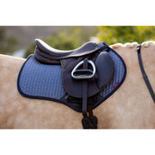 LeMieux Saddlepad Classique Suede Jumping Jay Blue