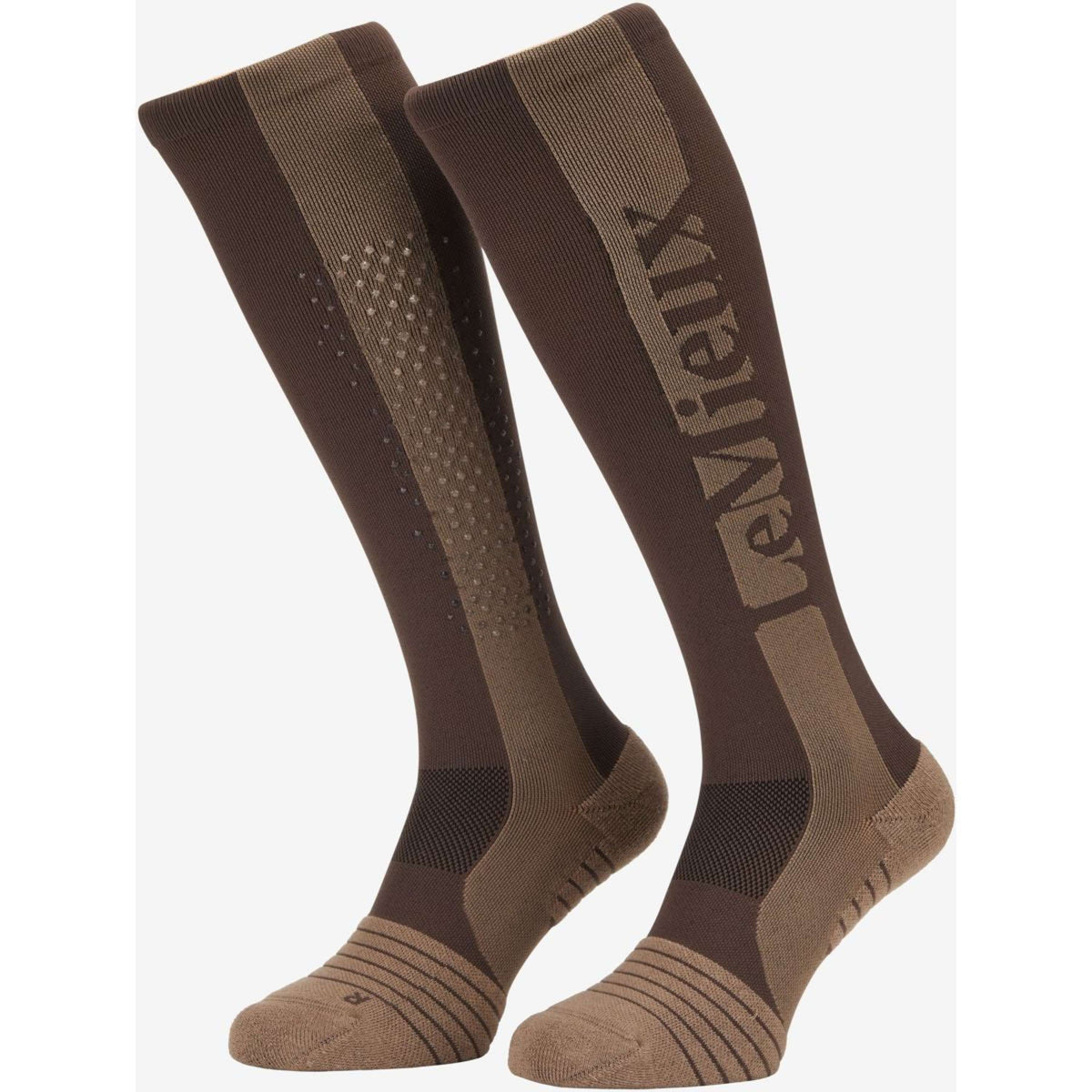 LeMieux Socks Silecone Walnut