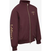 LeMieux Bomber Jacket Young Rider Eilte Team Burgundy