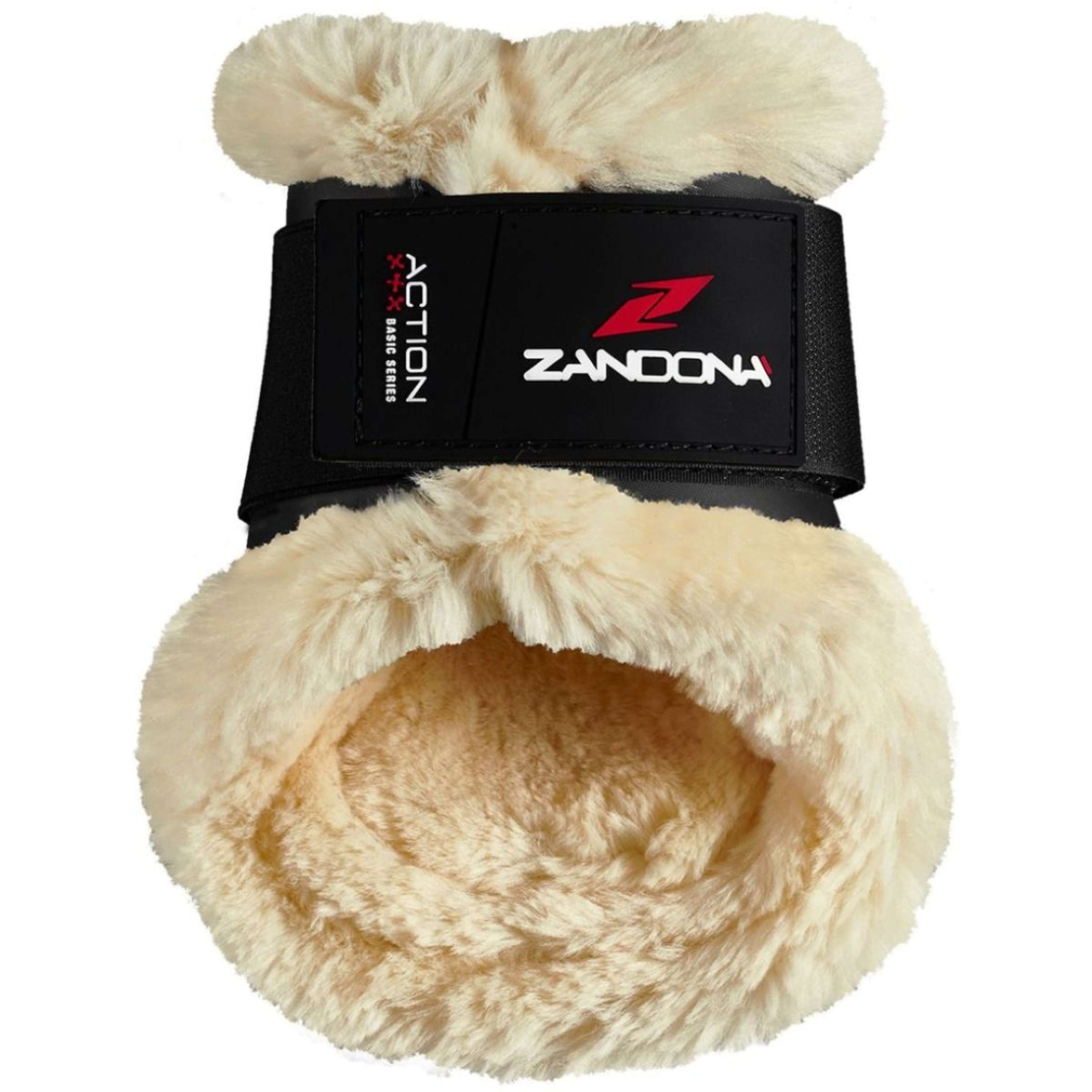 Zandona Fetlock Boots Action Techno-Fur Black