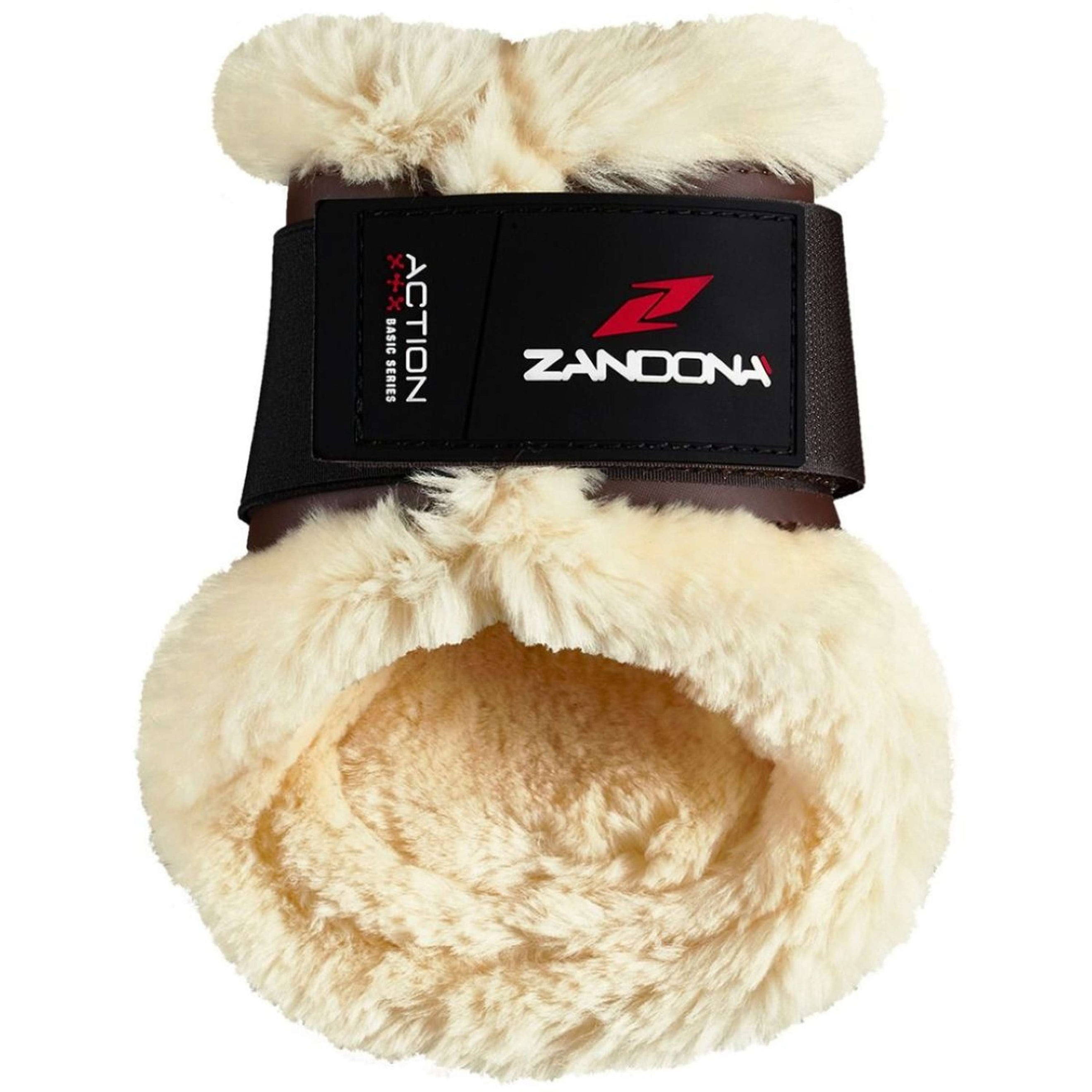 Zandona Fetlock Boots Action Techno-Fur Brown