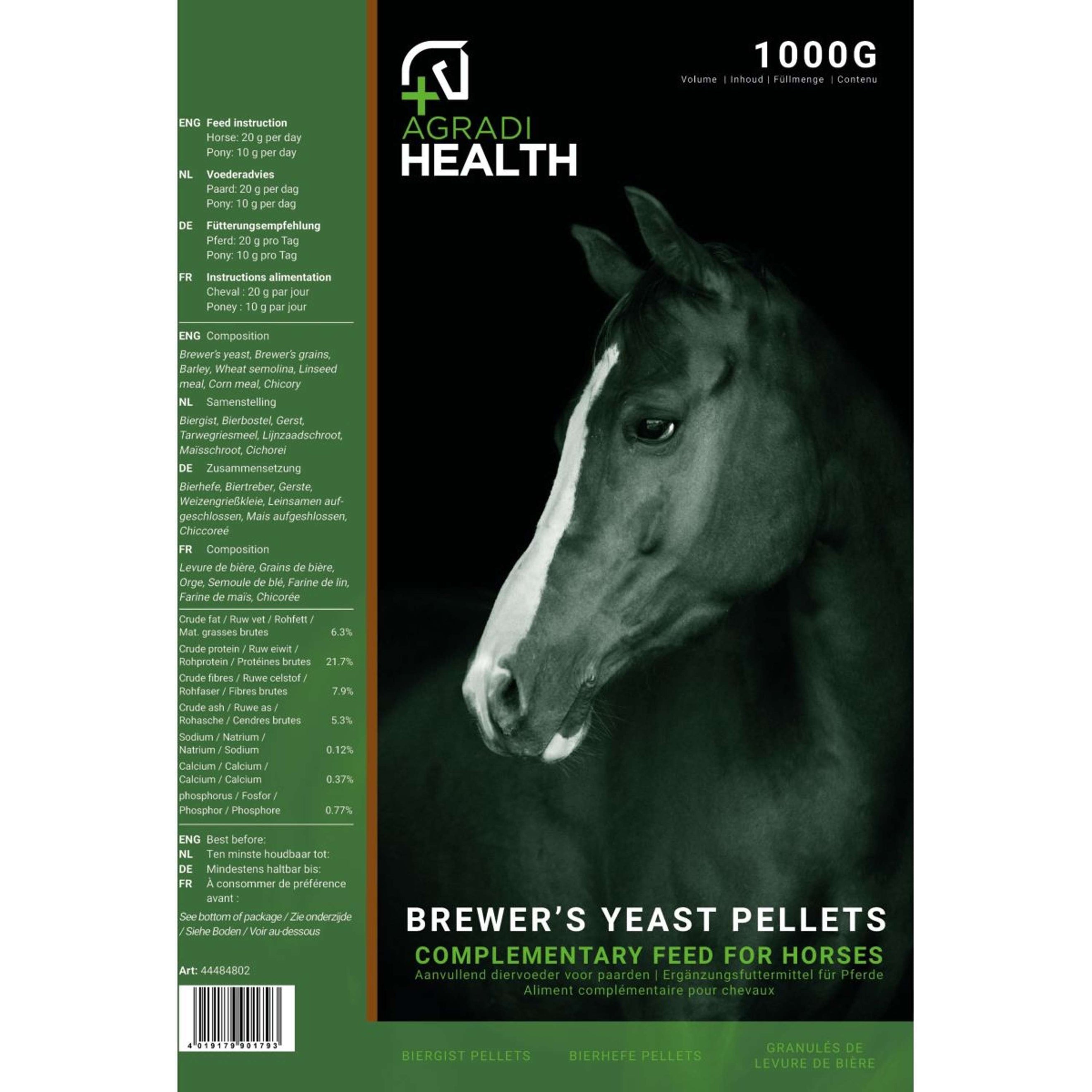 Agradi Health Brewer's Yeast Pellets