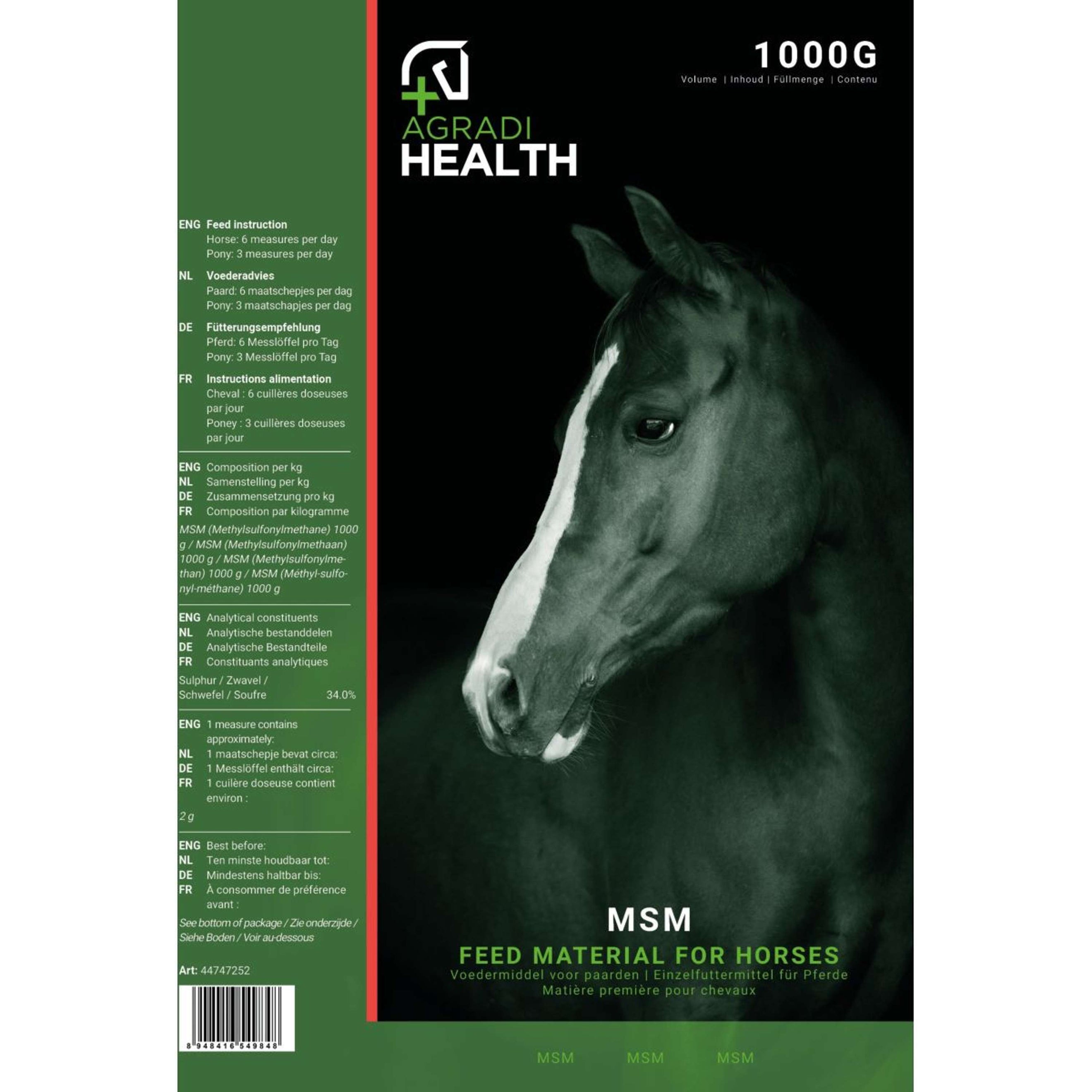 Agradi Health MSM Horse Agradi Health MSM Horse