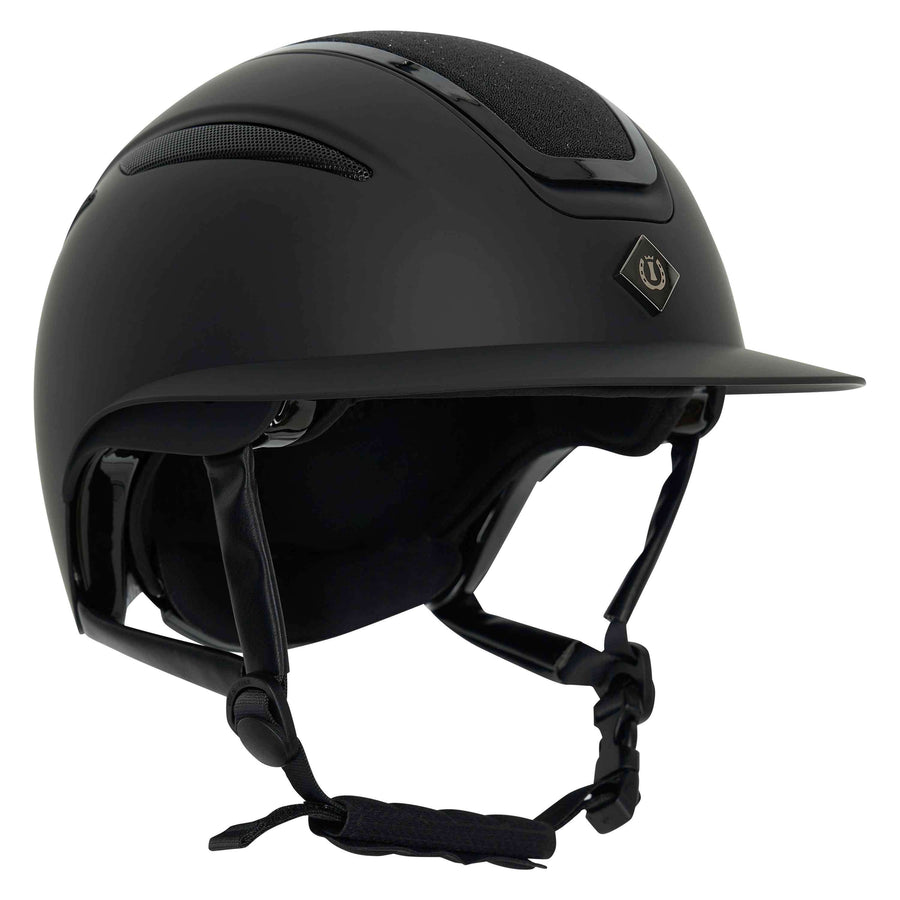 Imperial Riding Cap IRHOlania Deluxe Big Visor Black Glitter