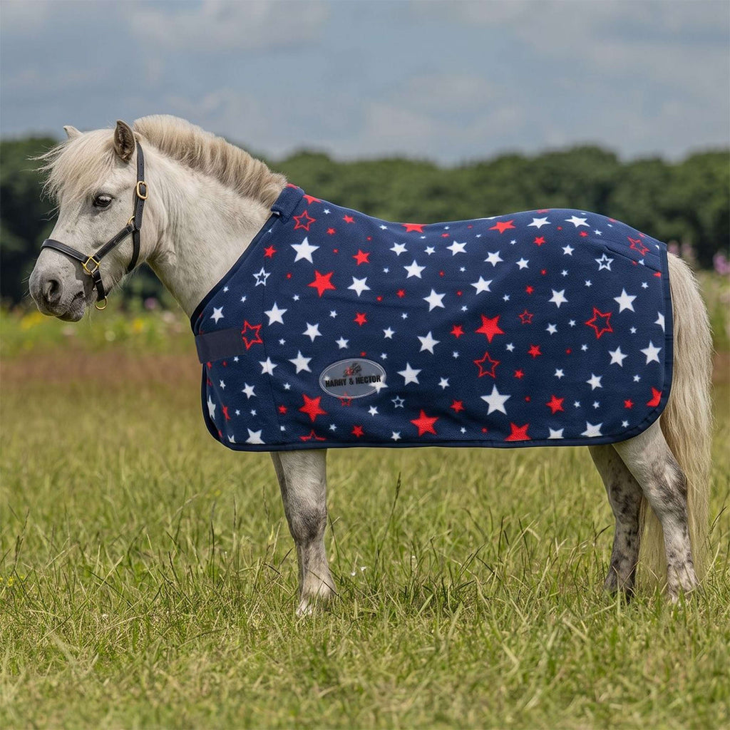 HB Harry & Hector Fleece Rugs Star Blue