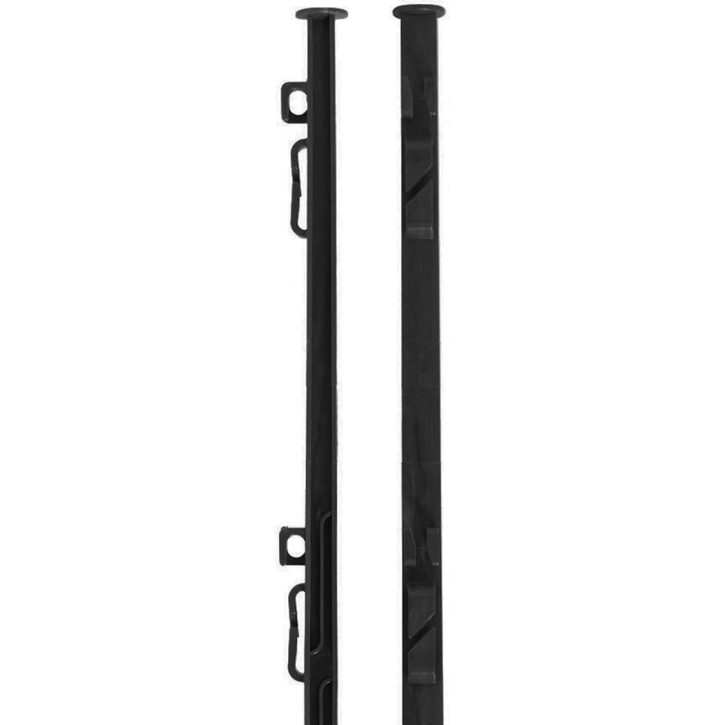Agradi Power Classic Plastic Post Double 150cm 20 Pieces Black