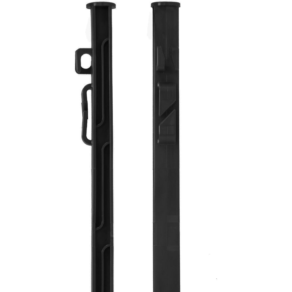 Agradi Power Classic Plastic Post Double 125cm 20 Pieces Black