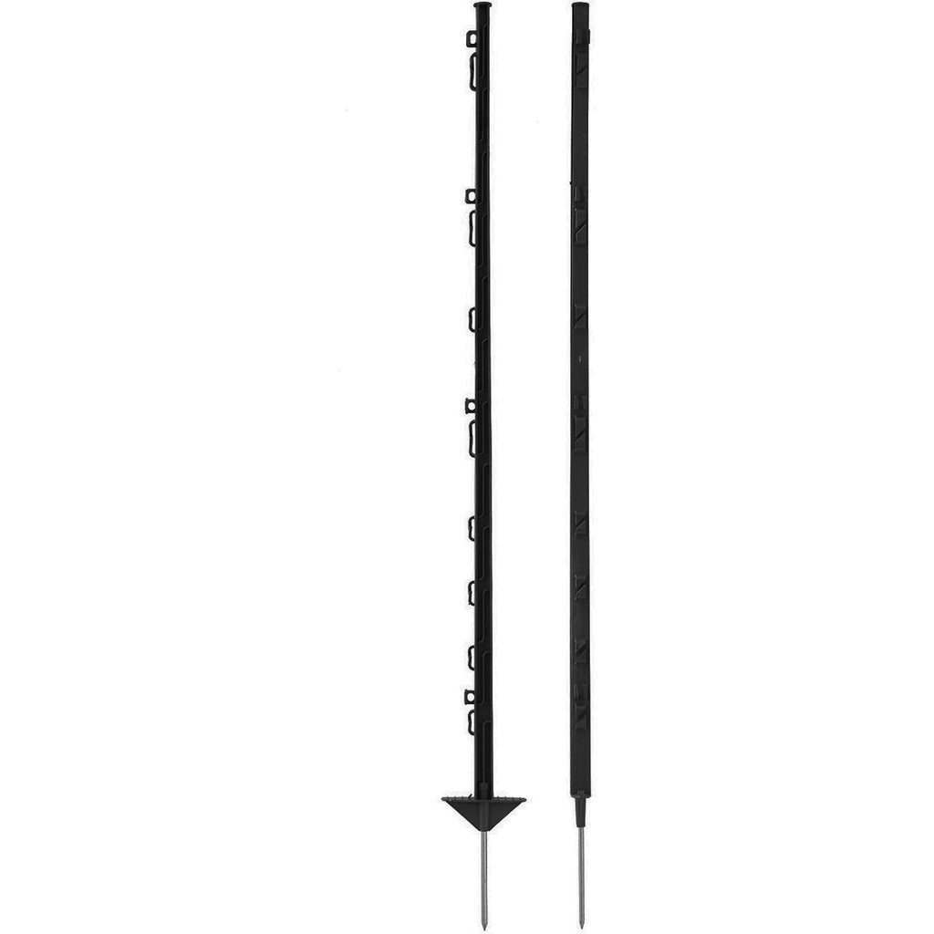 Agradi Power Classic Plastic Post Double 125cm 20 Pieces Black