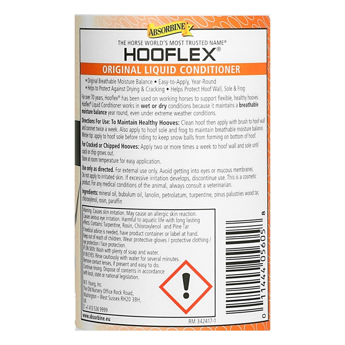 Absorbine Hoof Oil Hooflex Liquid Conditioner