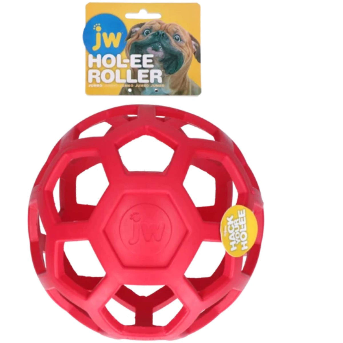 JW playball HOL-EE Roller Jumbo Red