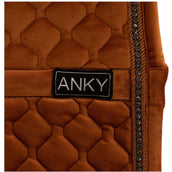 ANKY Saddlepad Velvet Stones Jumping Rust