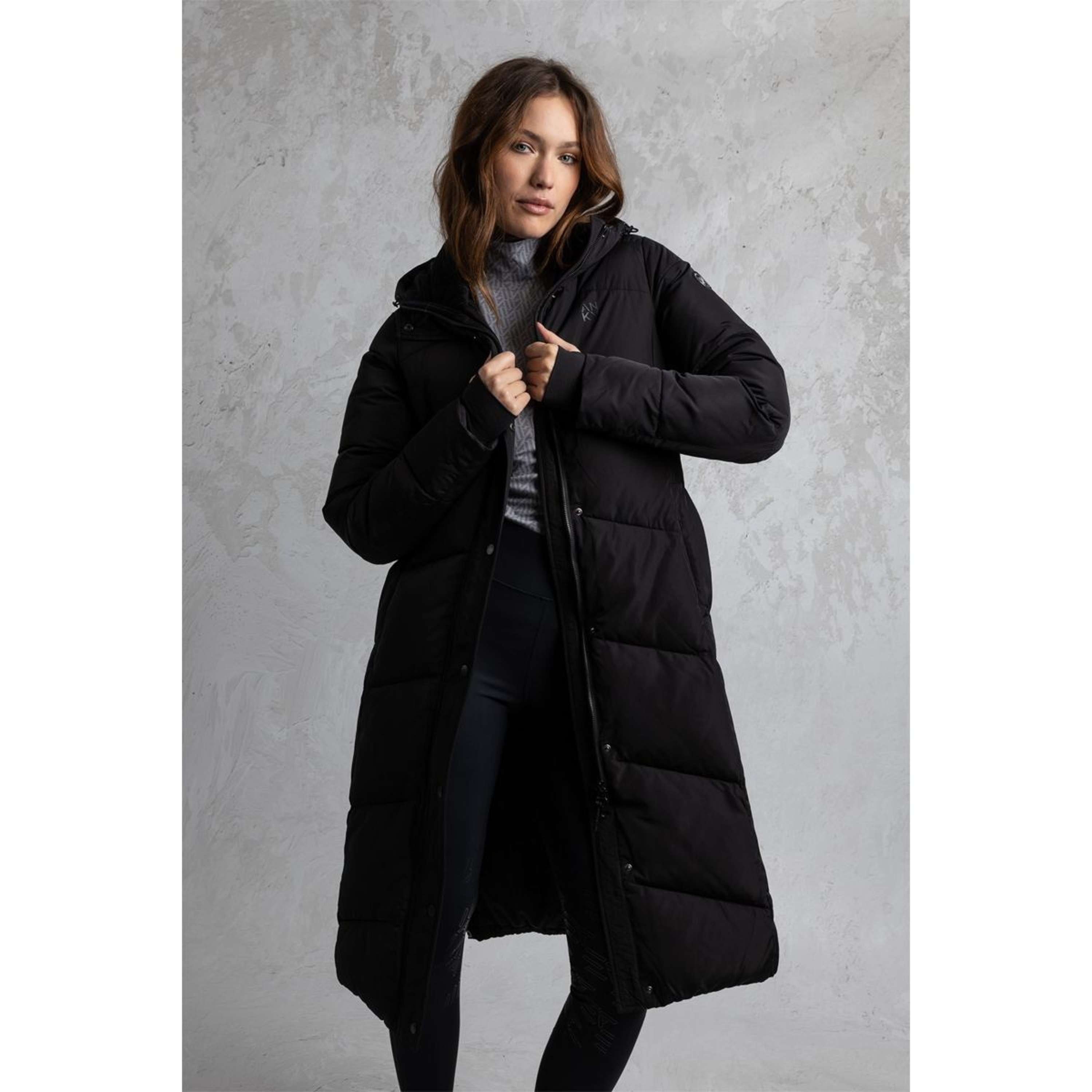 ANKY Long Puffer Coat ATC262005 Black