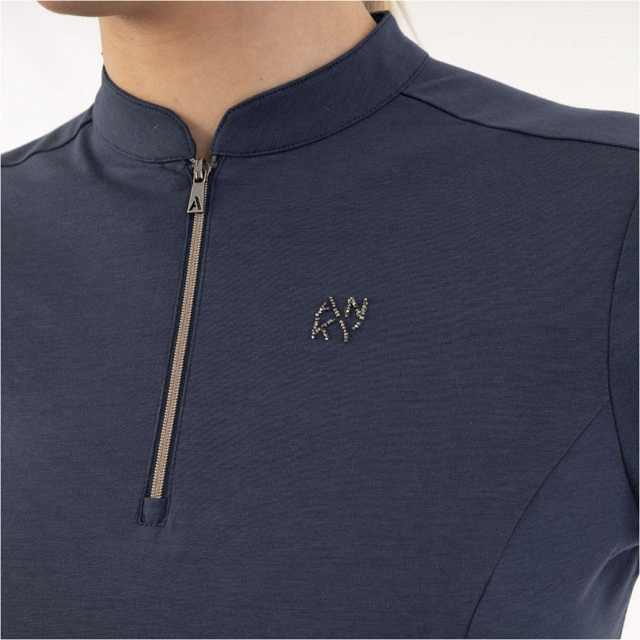 ANKY Long Sleeve Zip Up ATC261203 Mood Indigo