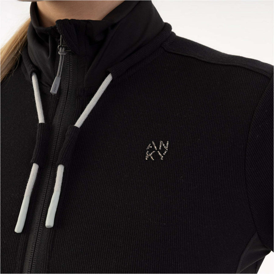 ANKY Zip-Hoodie Jersey ATC261105 Black