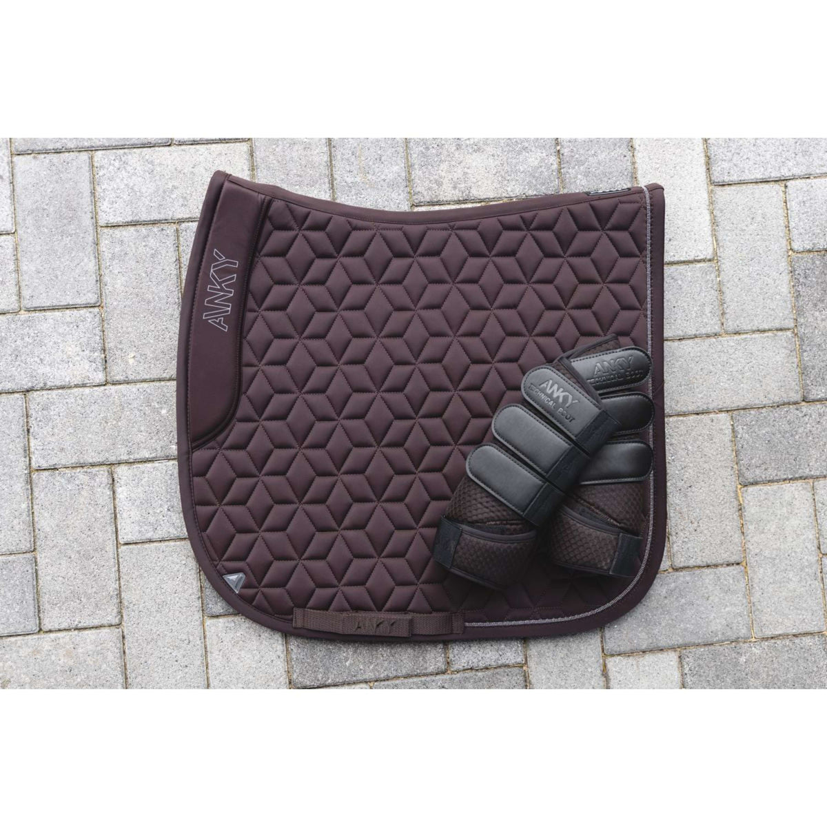 ANKY Leg Protectors AW25 3D Mesh Chocolate Torte