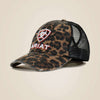Ariat Cap Embellished Logo Cheetah Print Women Black