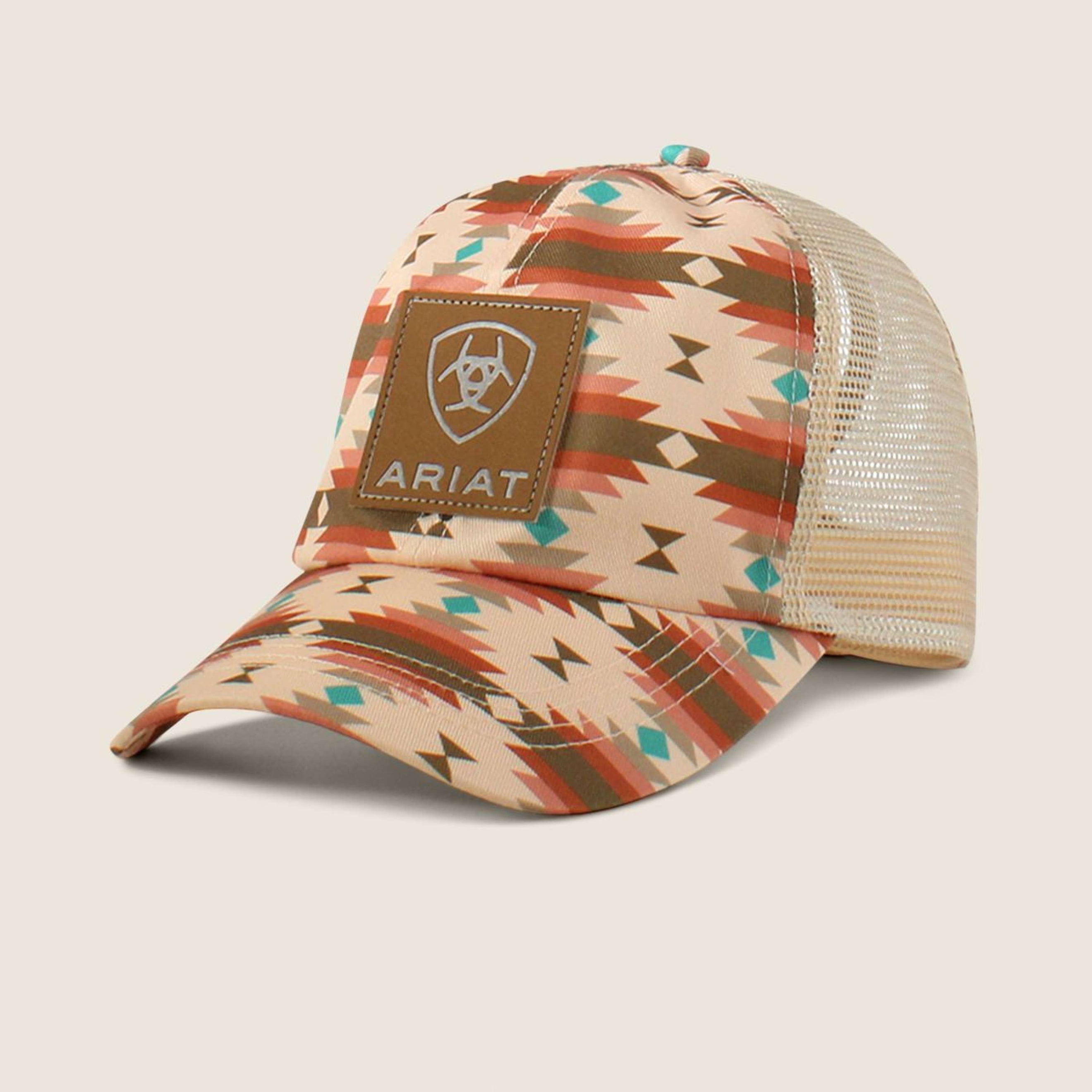 Ariat Cap South West Print Logo Patch Women Pink
