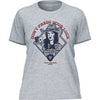 Ariat T-Shirt Don't Press Your Luck Women Ice Blue