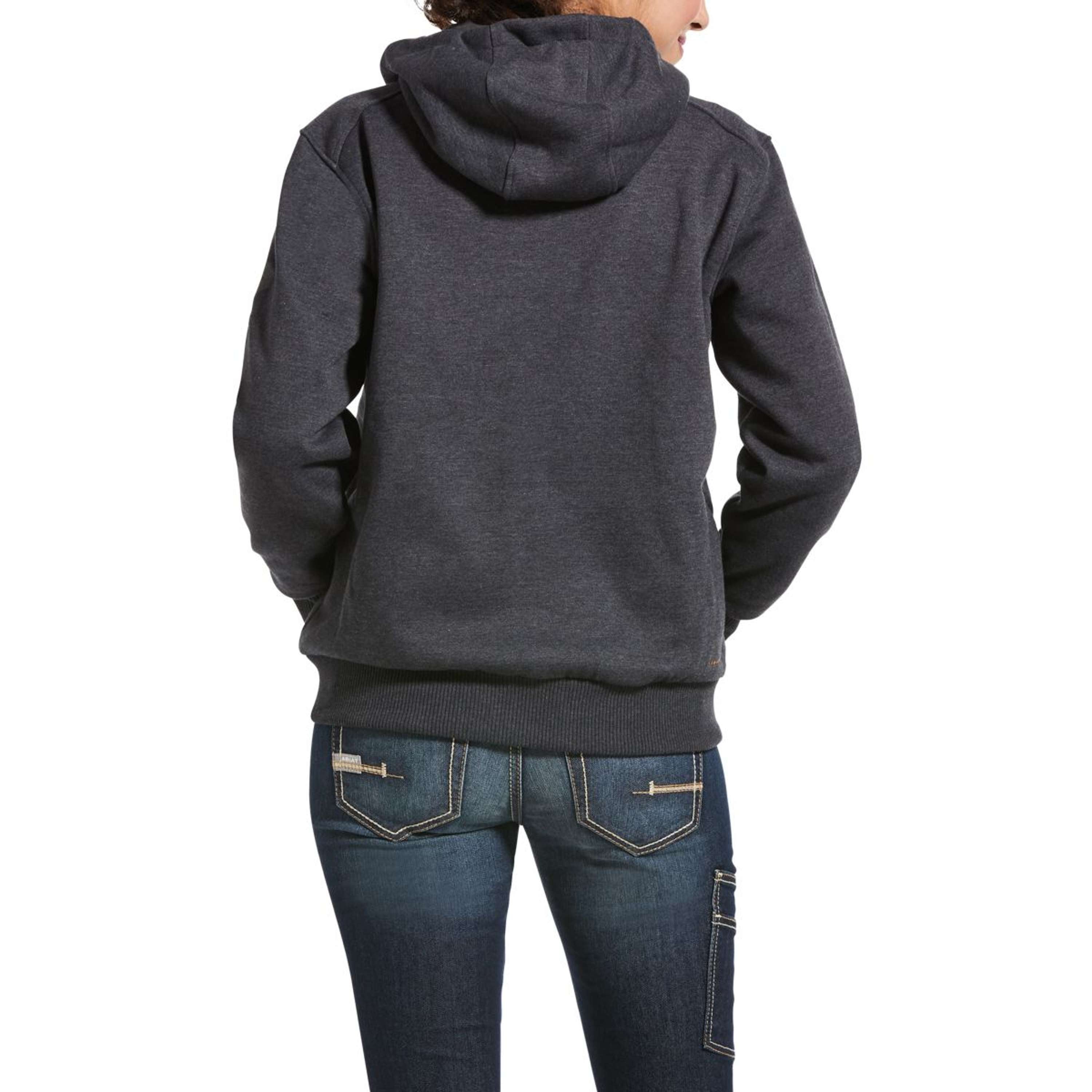 Ariat Zip-Hoodie Rebar All-Weather Women Charcoal Heather