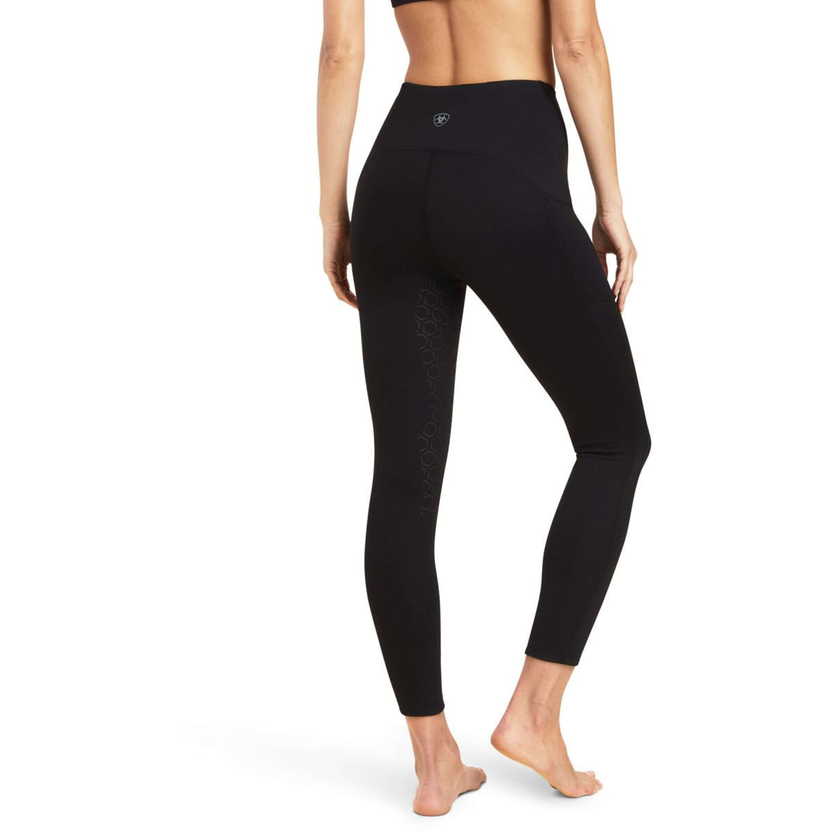 Ariat Riding Legging Venture Thermal Half Grip Black