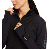 Ariat Sweatshirt Venture Half Zip Black