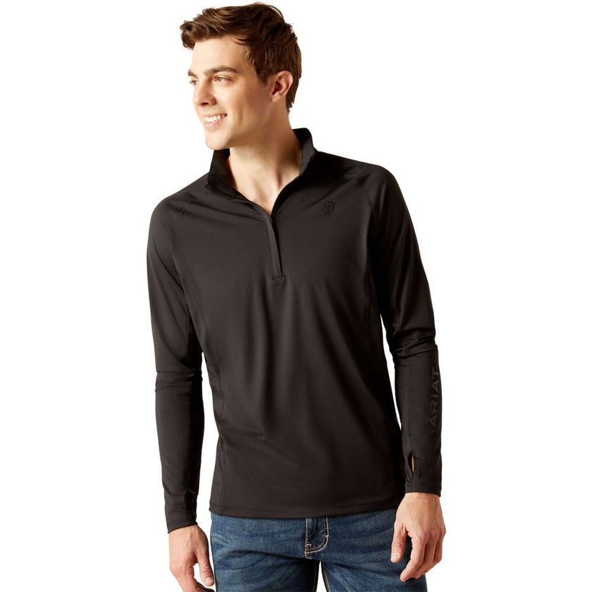 Ariat Base Layer Lowell Zip Men Black