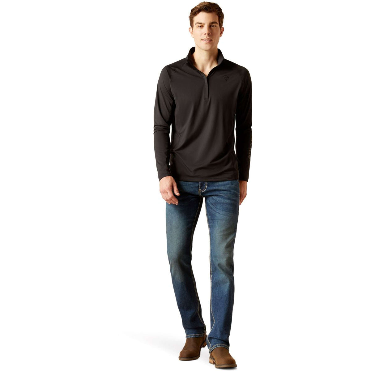 Ariat Base Layer Lowell Zip Men Black