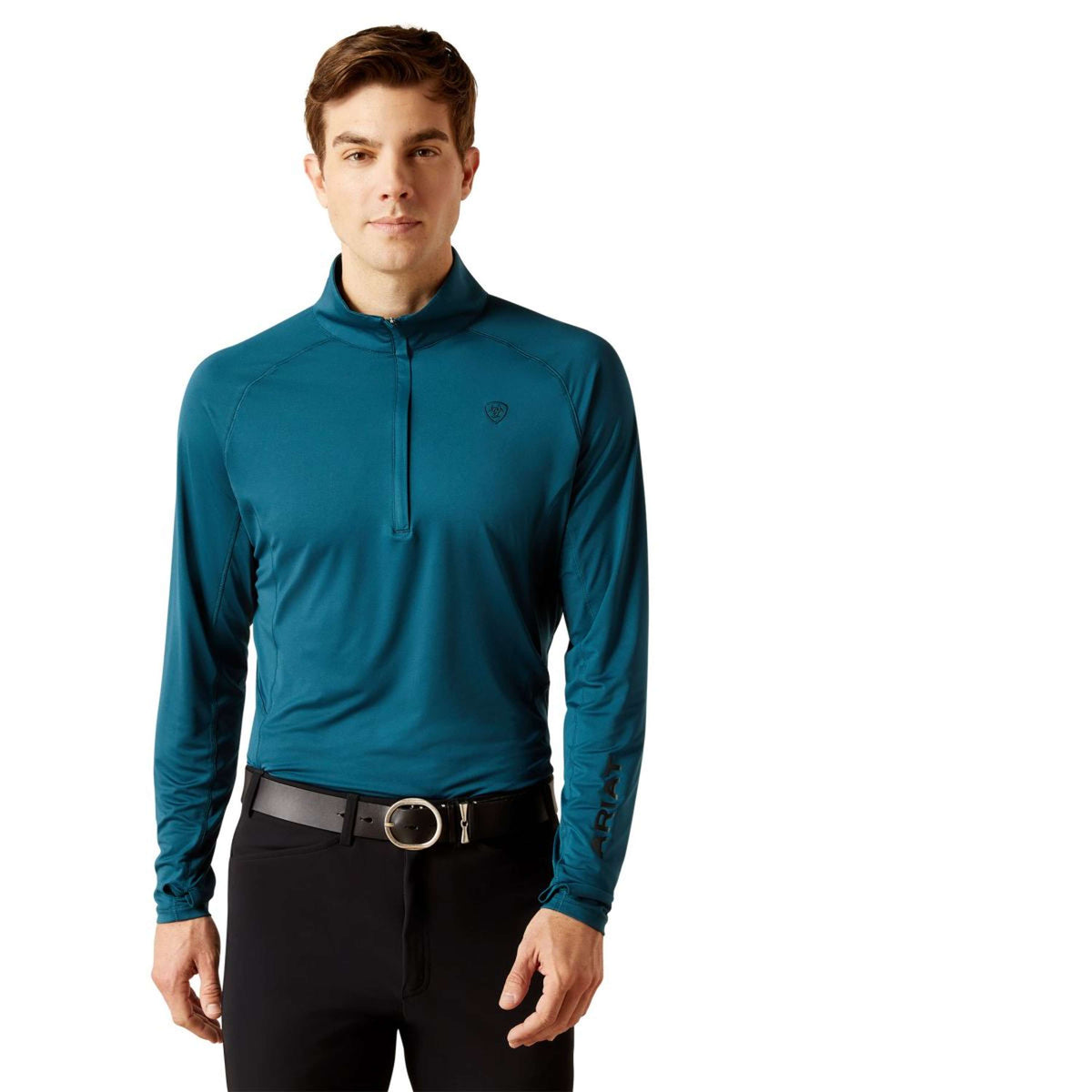 Ariat Base Layer Lowell Zip Men Reflecting Pond