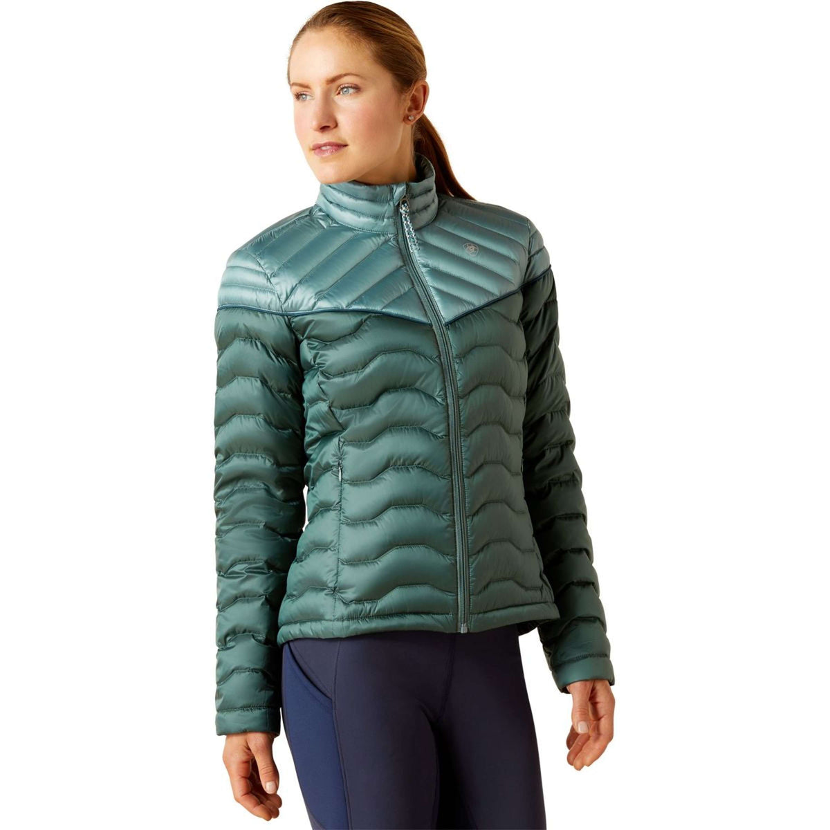 Ariat Down Jacket Ideal Ir Arctic/silver Pine