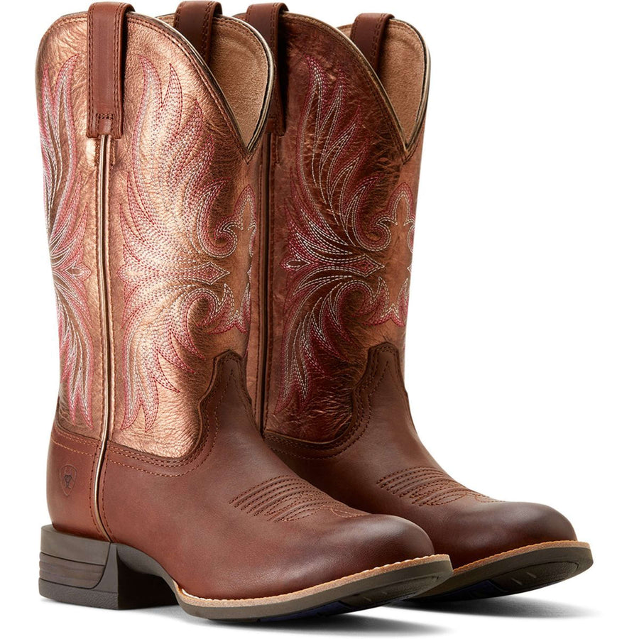 Ariat Western Boots Ranahan Sena Women Sienna Saddle/Rusty Red