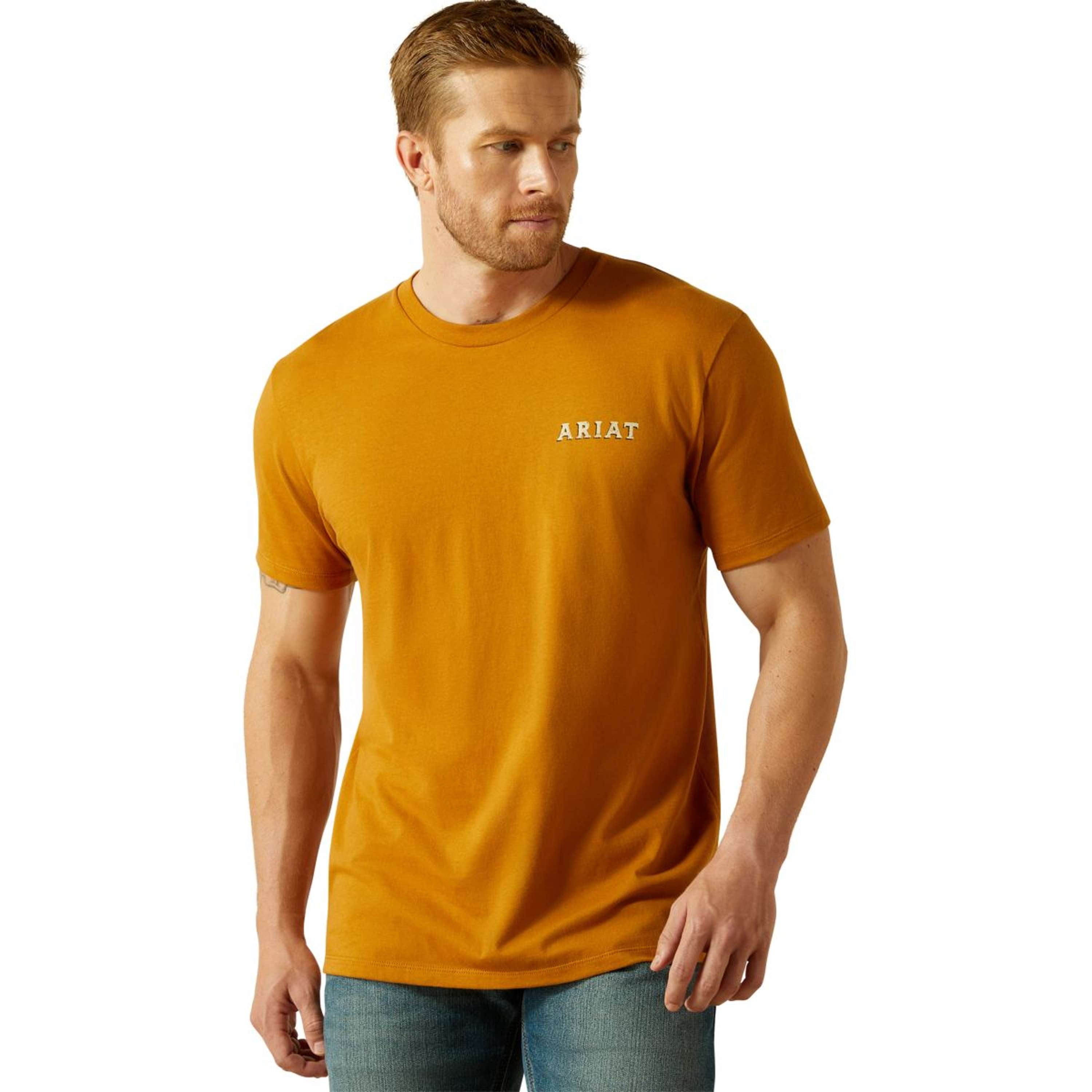 Ariat T-Shirt Scorpion Seal Men Orange