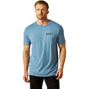 Ariat T-Shirt Blazing Saddle Men Blue