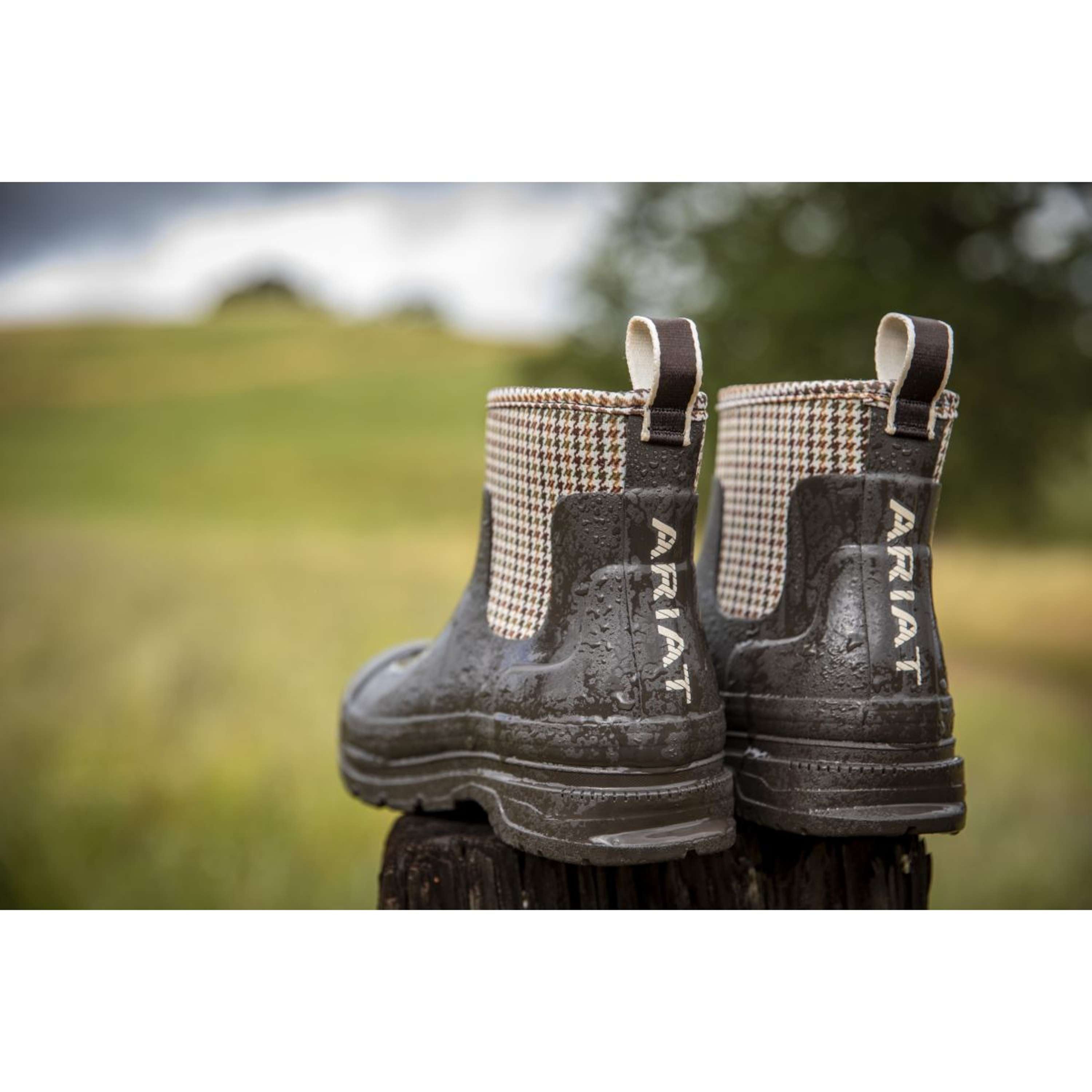 Ariat Jodphurs Kelmarsh Shortie Women Chocolate/Tan Twill