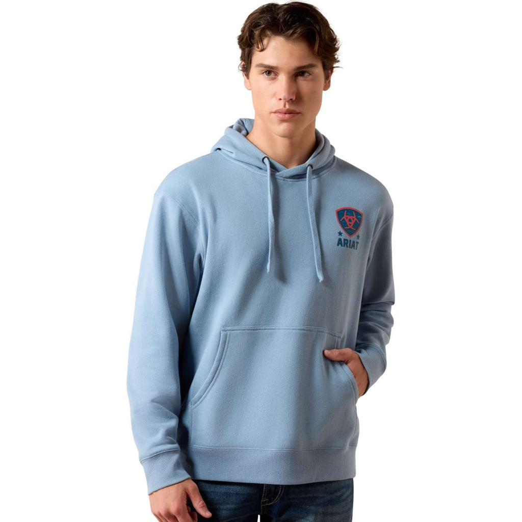 Ariat Sweater Freedom Eagle Men Light Denim