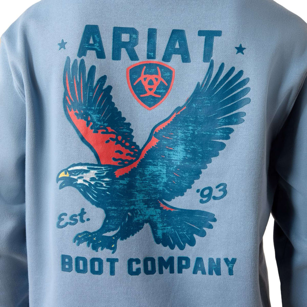 Ariat Sweater Freedom Eagle Men Light Denim